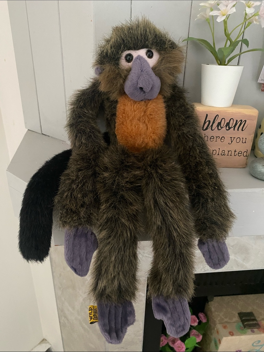 New🌈 Wild Republic Sound Monkey Plush jungle gifts